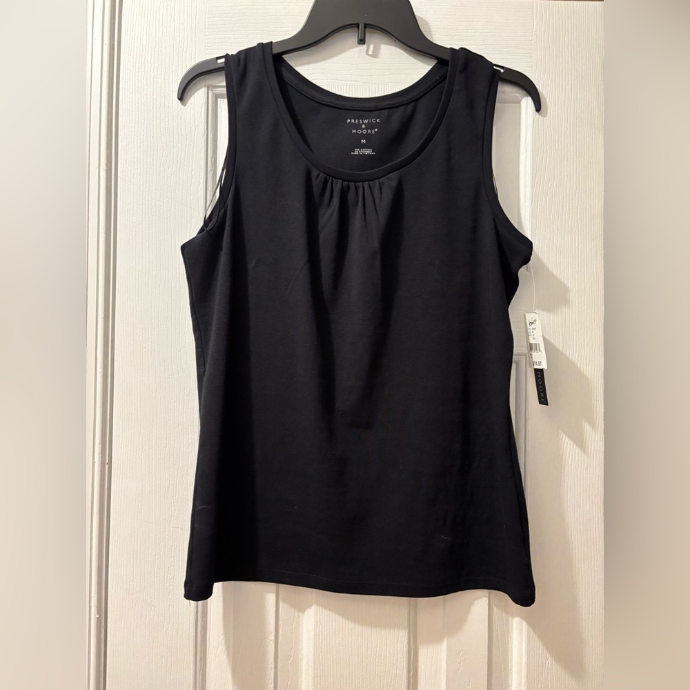 Preswick & Moore Classic size M Black Tank Top